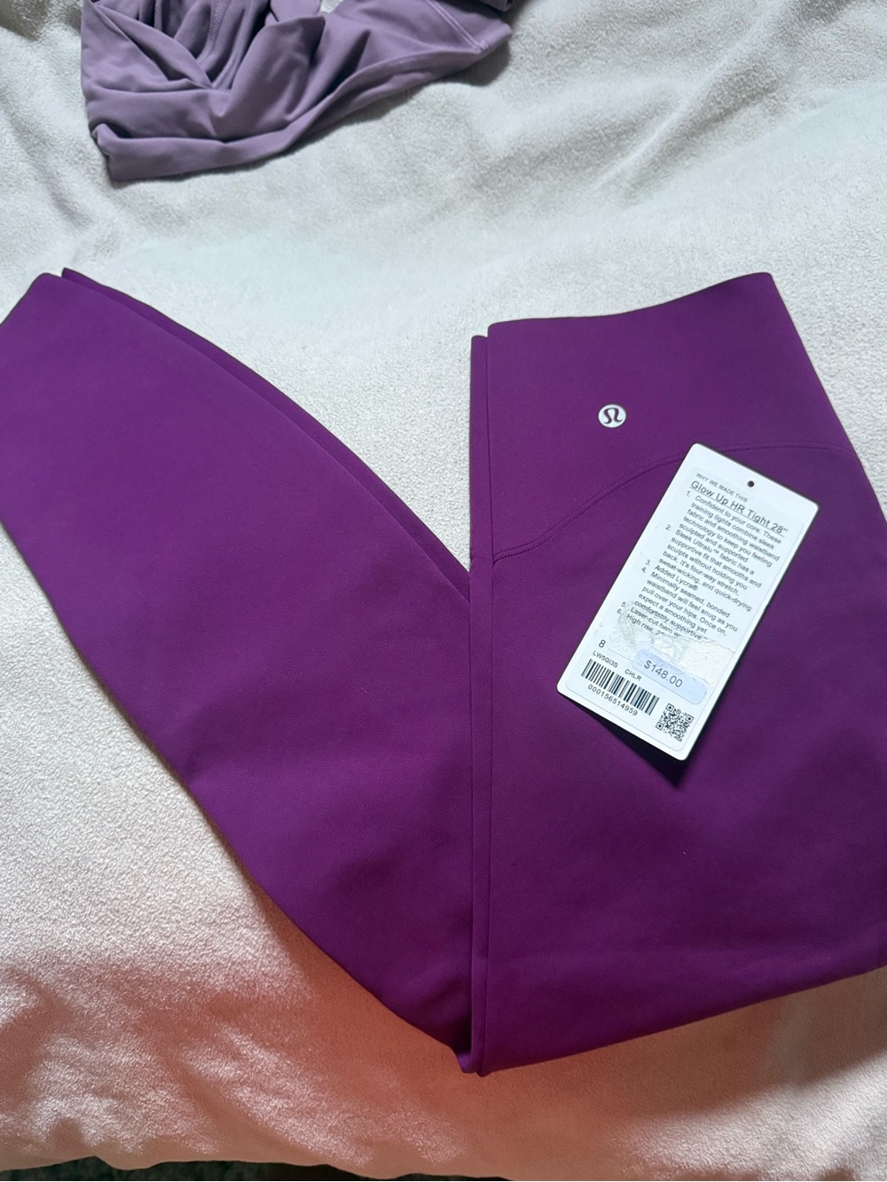 NWT lululemon athletica High-Rise glow up legging
